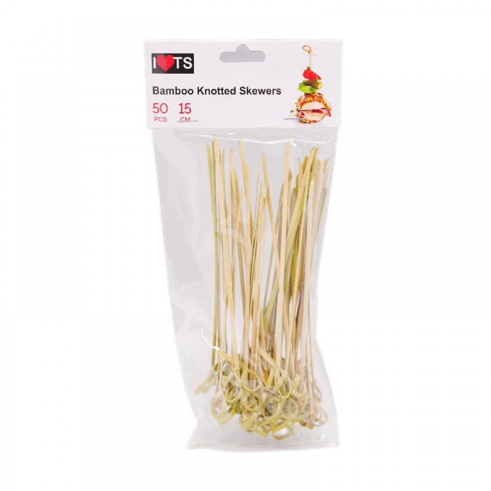 Knotted Skewers 15cm 50pk image 0