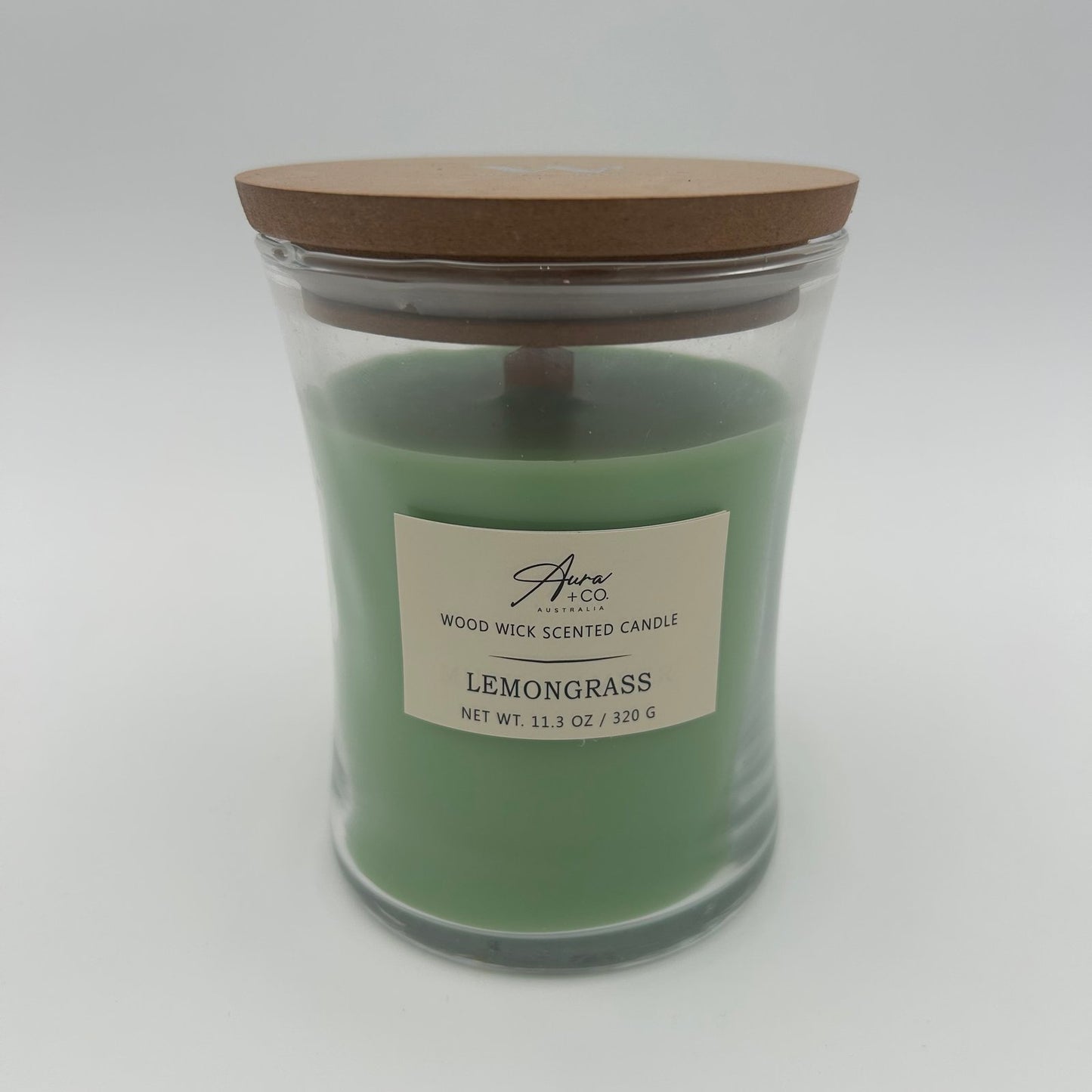 Glass Soy Candle 320g - LEMONGRASS