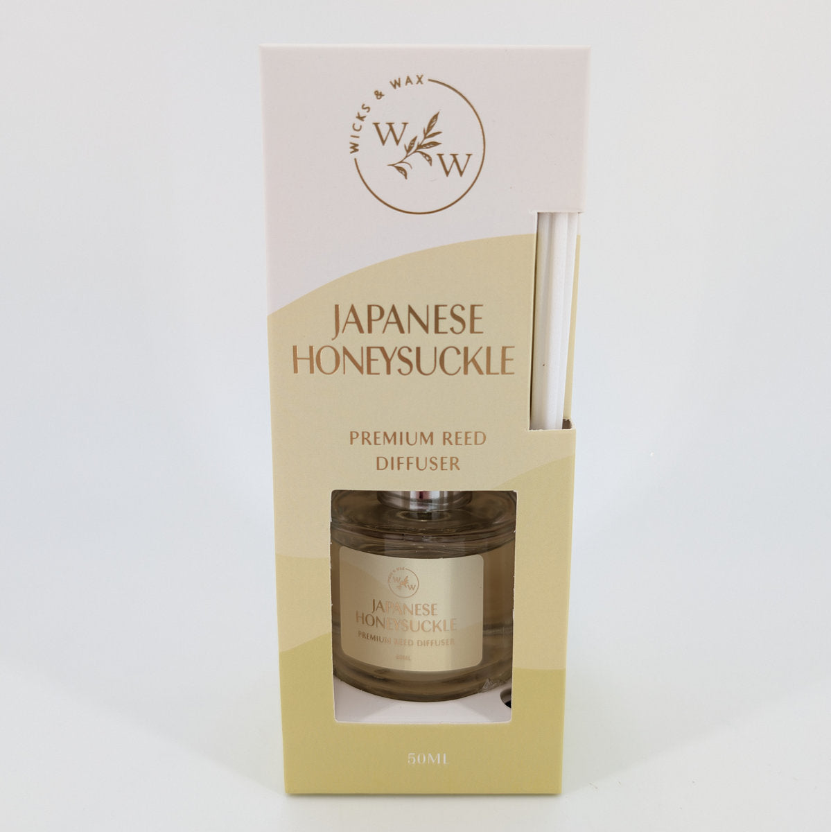 50ml Wicks & Wax Diffuser - Japanese Honeysuckle