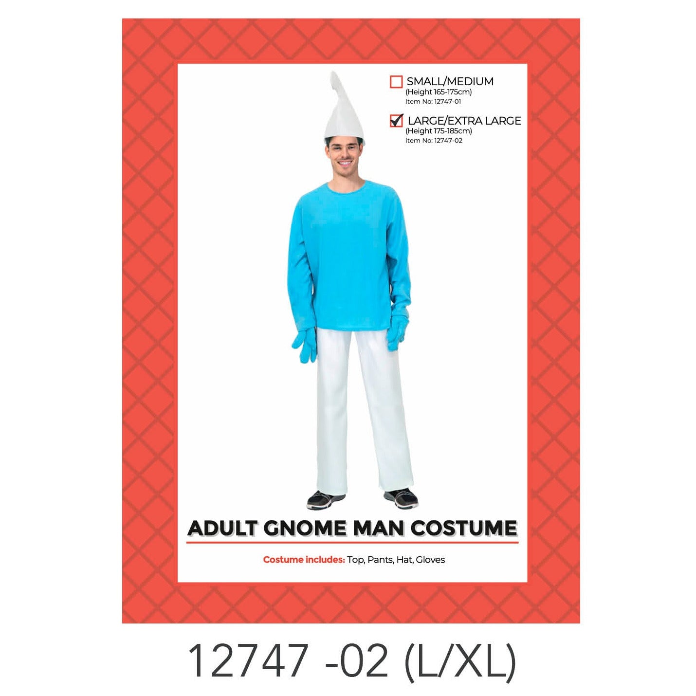 Adult Gnome Man Costume L/XL image 0