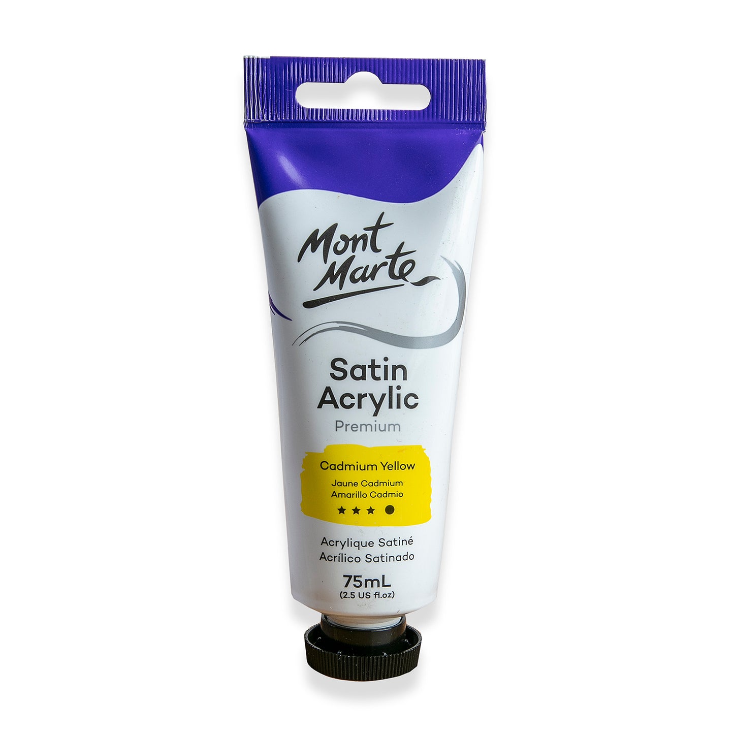 Satin Acrylic 75ml - Cadmium Yellow image 0