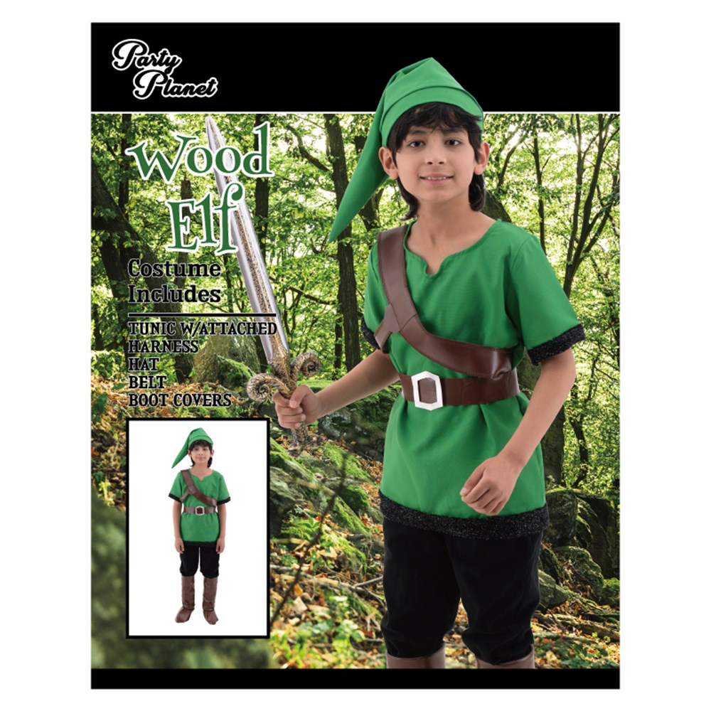 Boys Zelda Link Kids Costume XXLarge (H: 152cm W: 64cm) image 0
