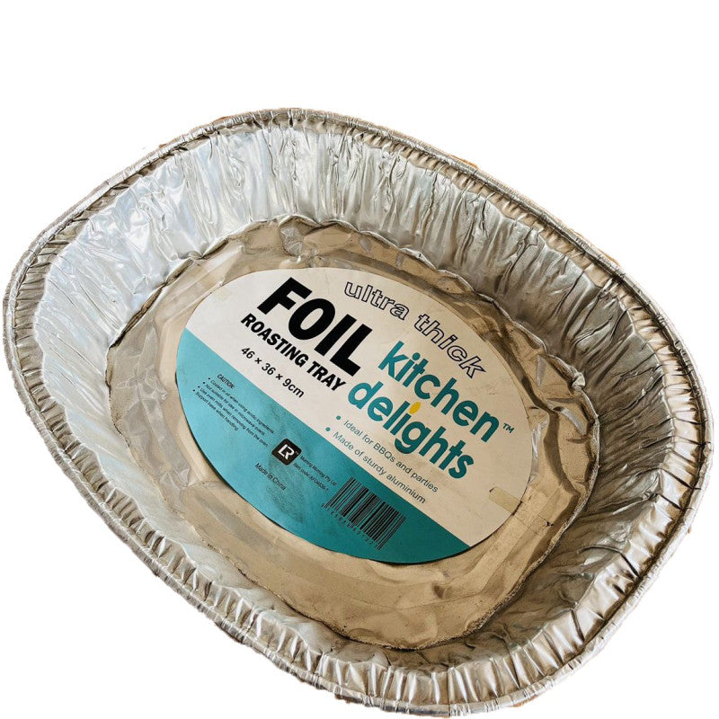 HEAVY DUTY OVAL FOIL TRAY 46*36*9CM image 0