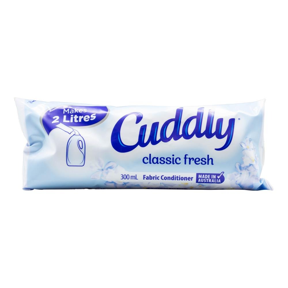 CUDDLY 300mL FABRIC CONDITIONER REFILL CLASSIC FRESH