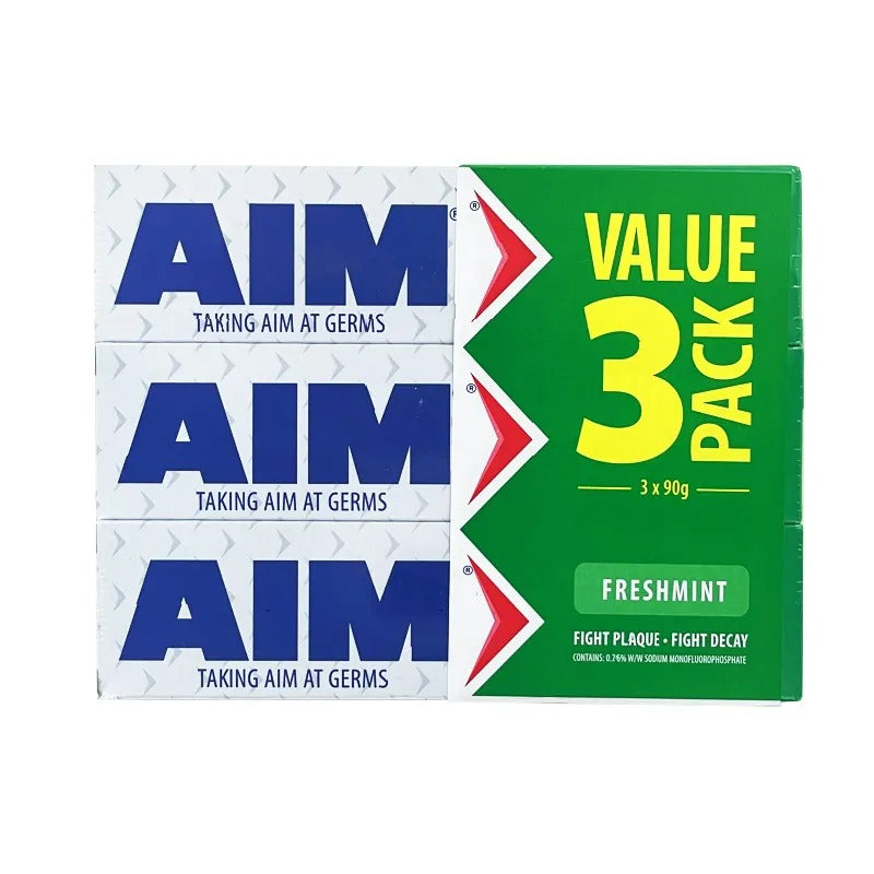 AIM PK3 x 90g TOOTHPASTE FRESHMINT