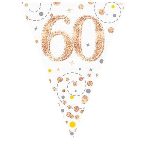 Sparkling Fizz Rose Gold Bunting 3.9m #60 image 0
