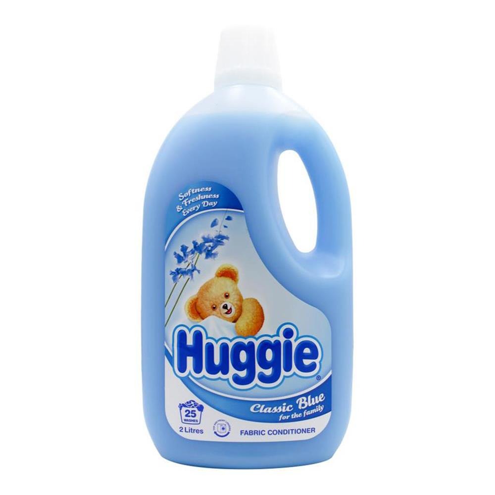 HUGGIE 2L FABRIC CONDITIONER CLASSIC BLUE FRONT & TOP LOADER