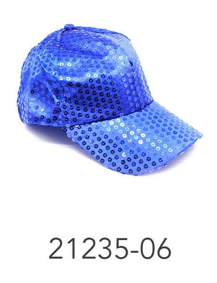 Sequin Baseball Cap (Blue) image 0