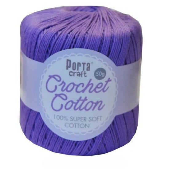 Crochet Cotton 50g 8ply Orchid