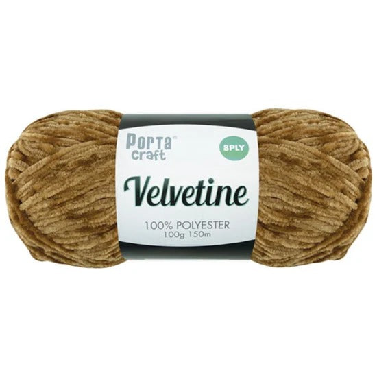 Velvetine Yarn 100g 150m Teddy Bear