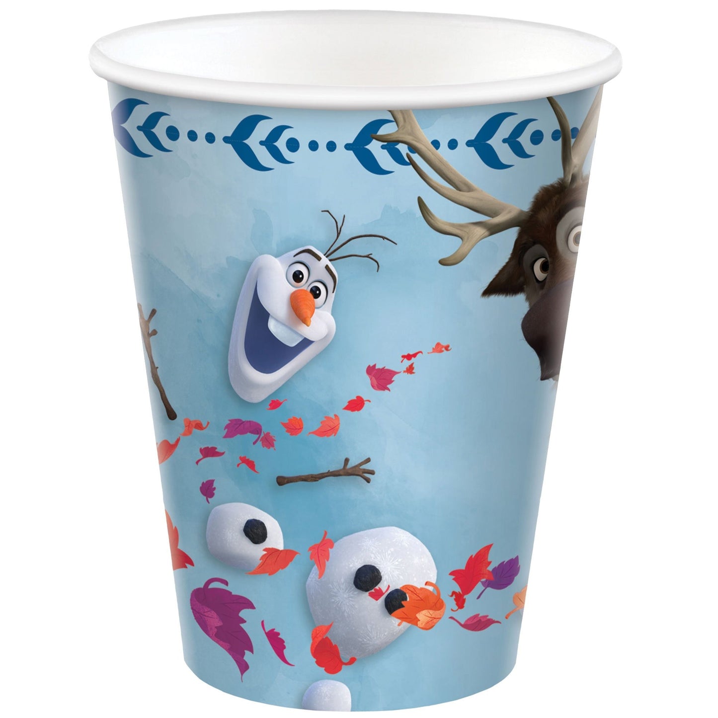 8 Frozen 2 9oz/266ml Paper Cups image 0