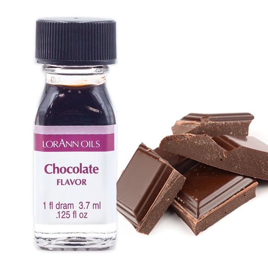 LorAnn Oils Chocolate Super Strength Flavour 1 Dram 3.7ml - GST FREE image 0