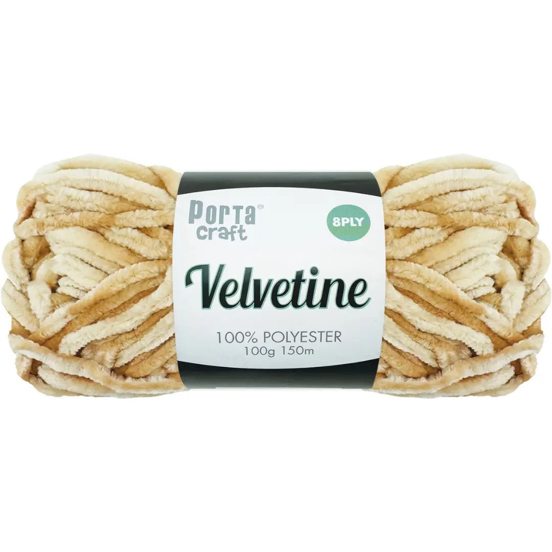 Velvetine Yarn 100g 150m Almond