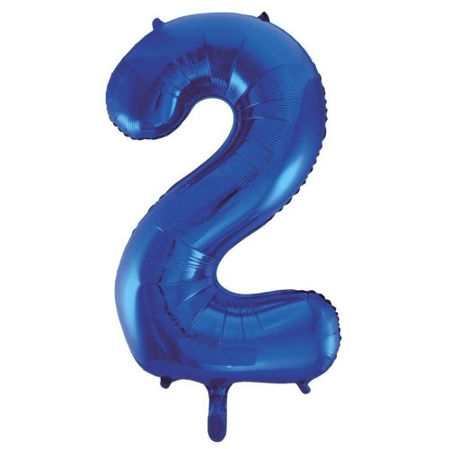 34" Decrotex Foil Balloon - Blue #2
