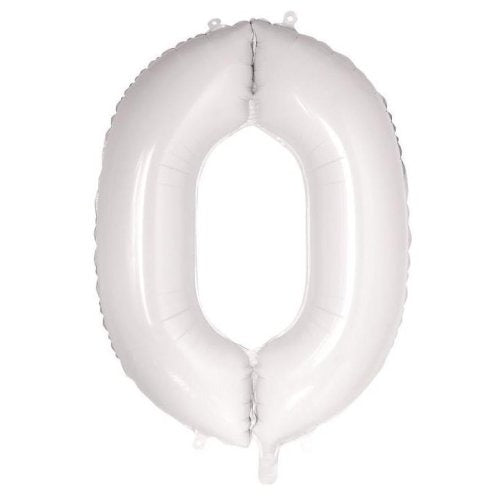 34" Decrotex Foil Balloon - White #0