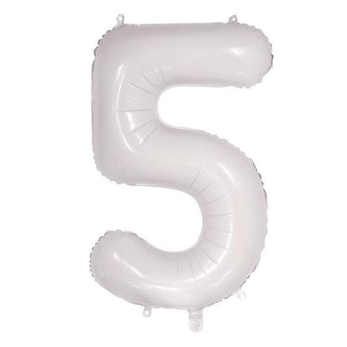 34" Decrotex Foil Balloon - White #5