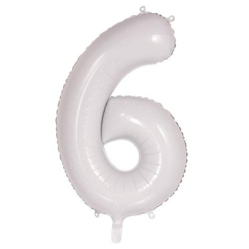 34" Decrotex Foil Balloon - White #6