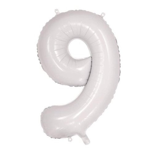 34" Decrotex Foil Balloon - White #9