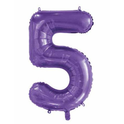 34" Decrotex Foil Balloon - Purple #5