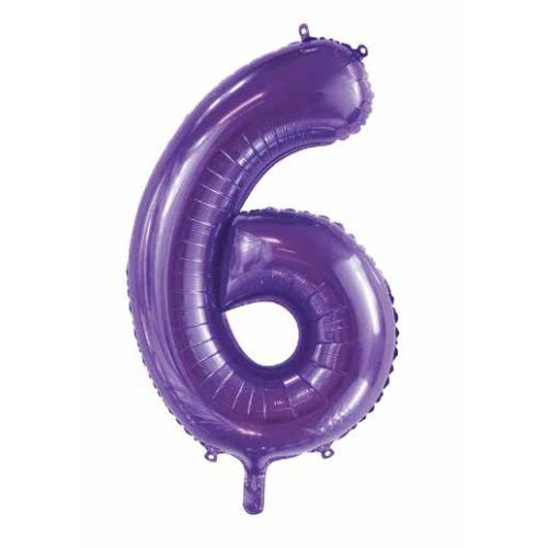 34" Decrotex Foil Balloon - Purple #6
