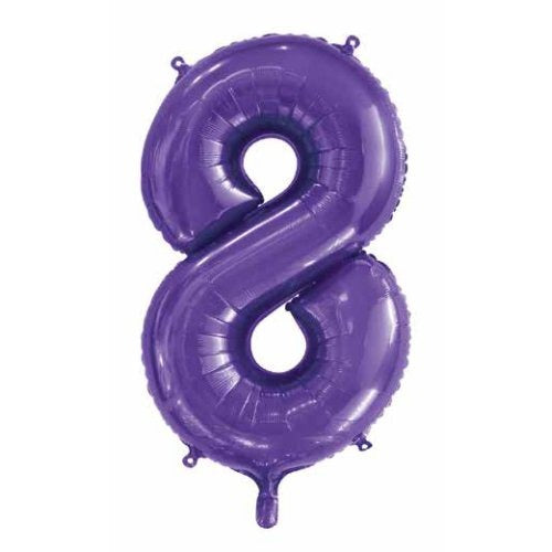 34" Decrotex Foil Balloon - Purple #8