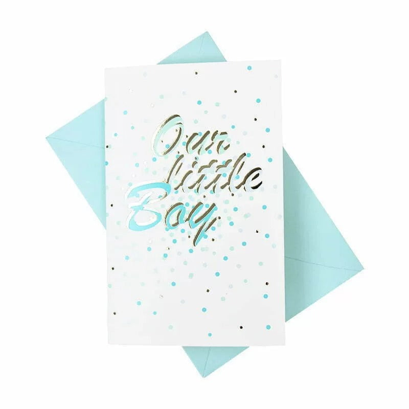 Baby Blue Invitation Card image 0