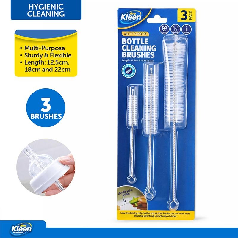Bottle Brush Set - 3 Sizes Per Pack - 12.5cm, 18cm, 22cm