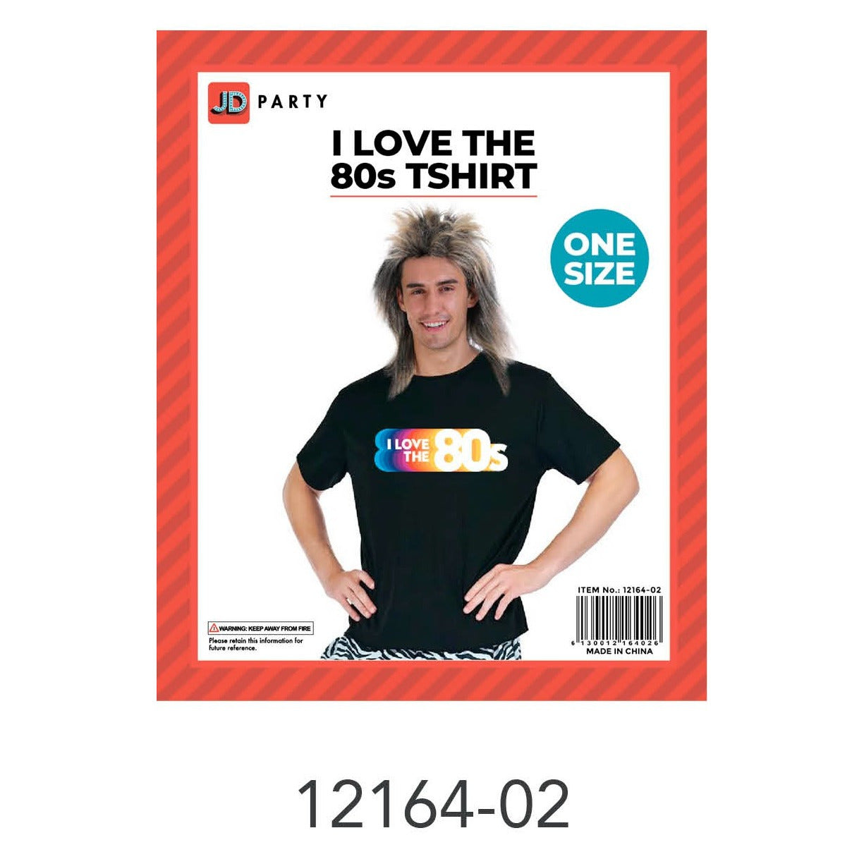 Adult 80s man Tshirt (I love the 80s) image 0