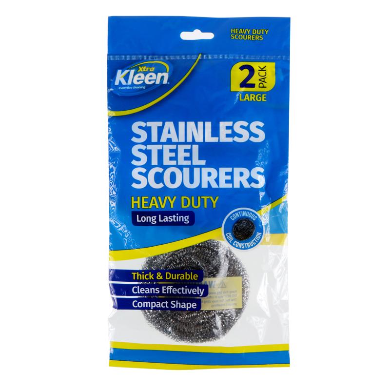 Stainless Steel Scourer 2pk - 80g per/pc