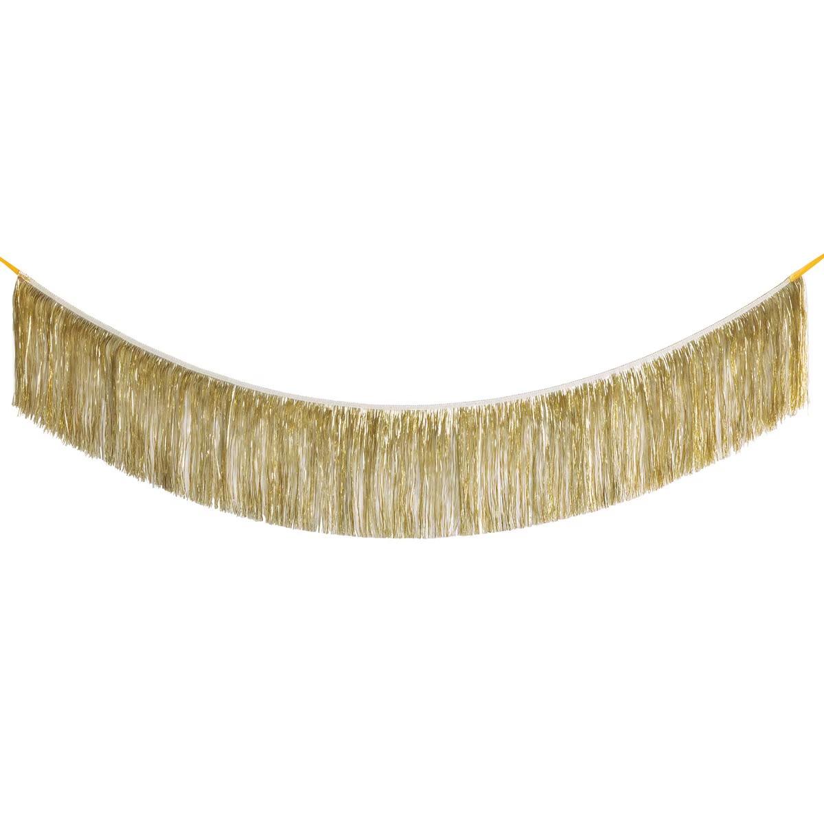 Gold Foil Fringe Garland 6Ft
