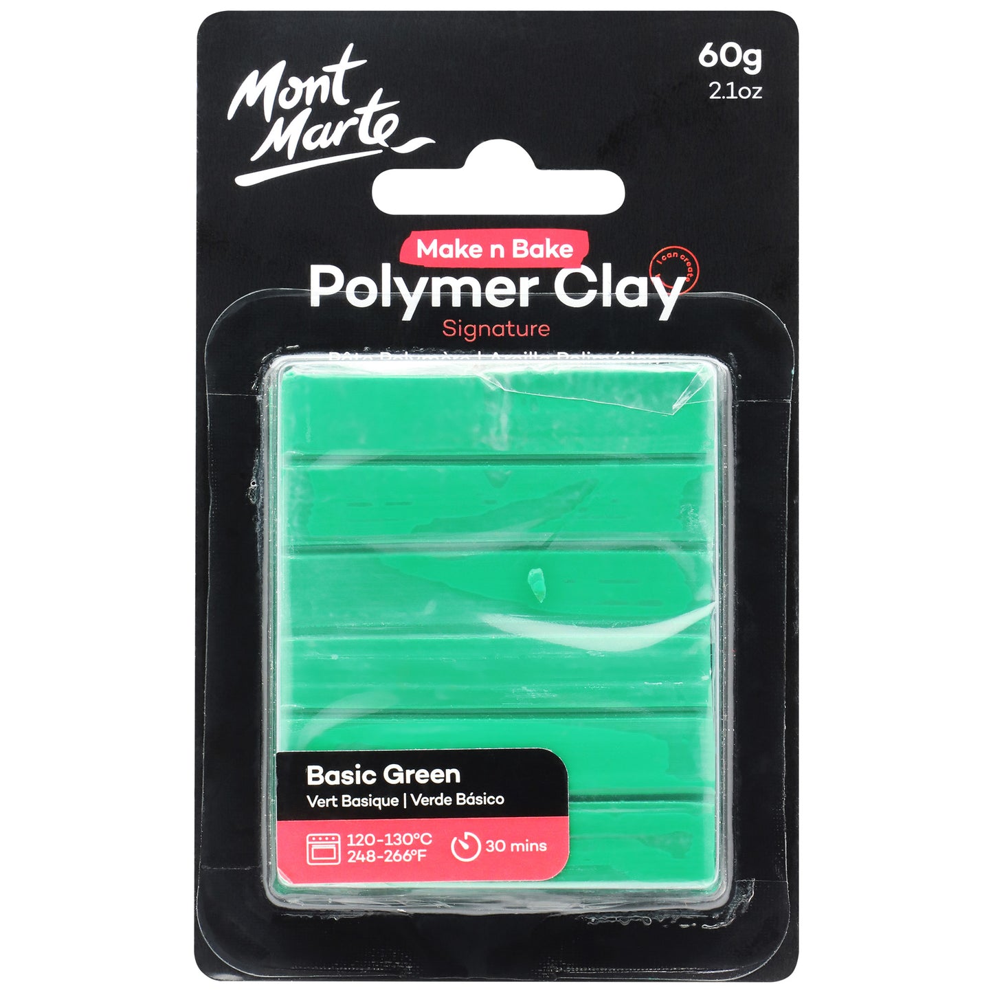 Make n Bake Polymer Clay 60g - Basic Green image 0