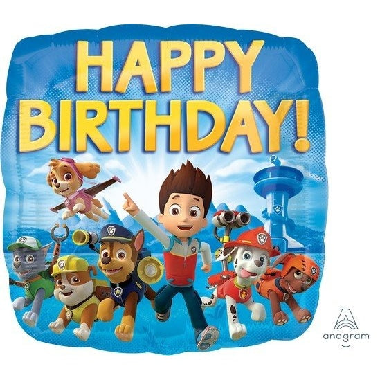 Standard HX Paw Patrol HBD 60cm Foil Balloon