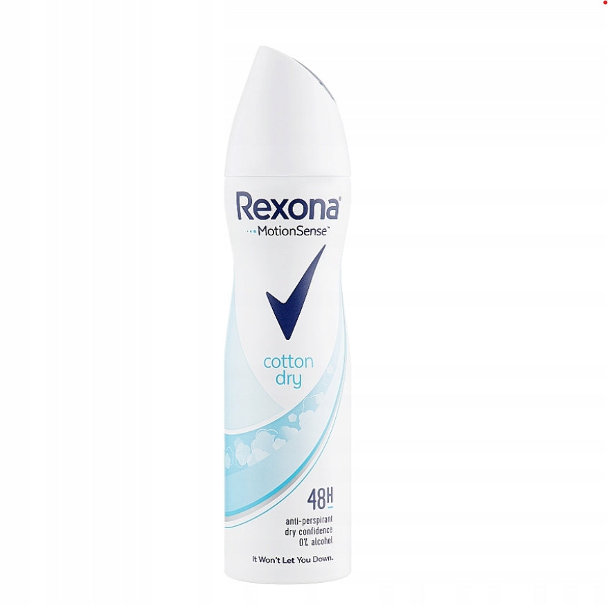 REXONA 130g / 200mL ANTIPERSPIRANT ADVANCED PROTECTION 72H MOTION SENSE 0% ALCOHOL COTTON DRY