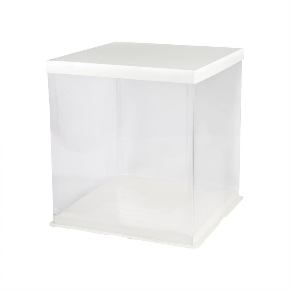 Clear Tall 8in Acrylic Cake Box (8x8x12in) image 0