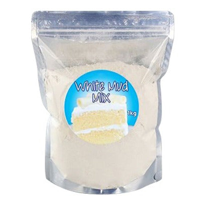 White Mud Cake Mix 1kg - Premium image 0