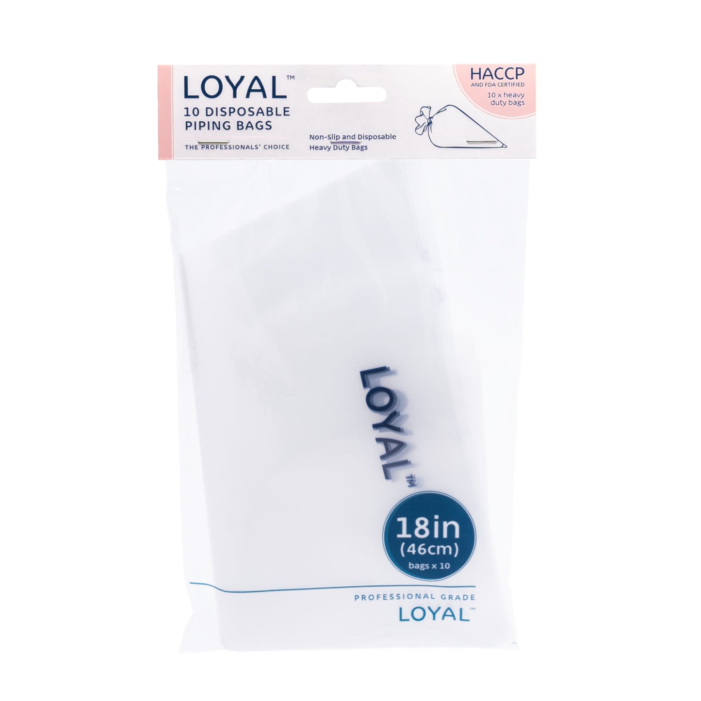 Disposable Piping Bags Clear 18" (10pc) image 0