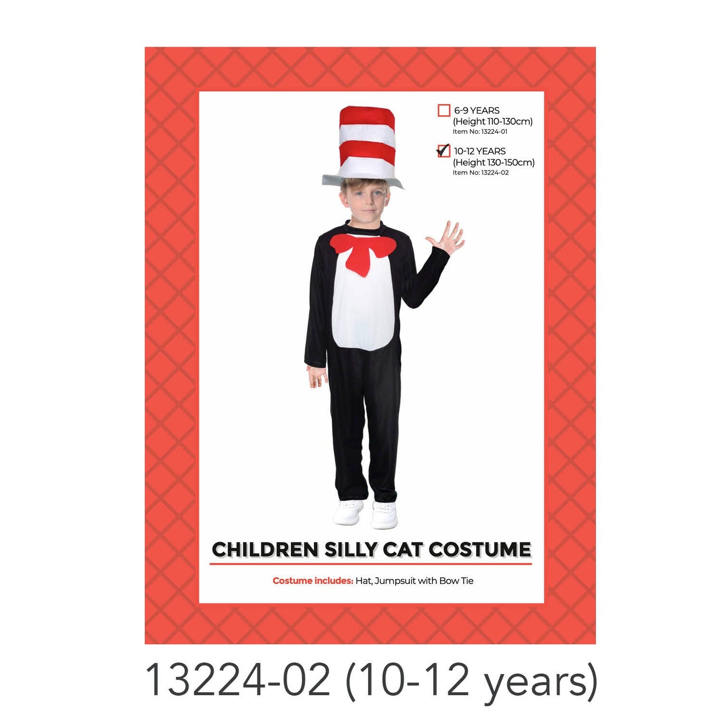 Children Silly Cat jumpsuit Costume 10-12 years image 0