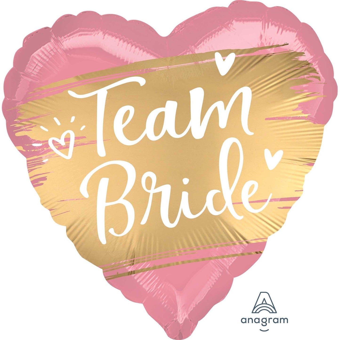 Sandard XL Satin Gold Team Bride Balloon