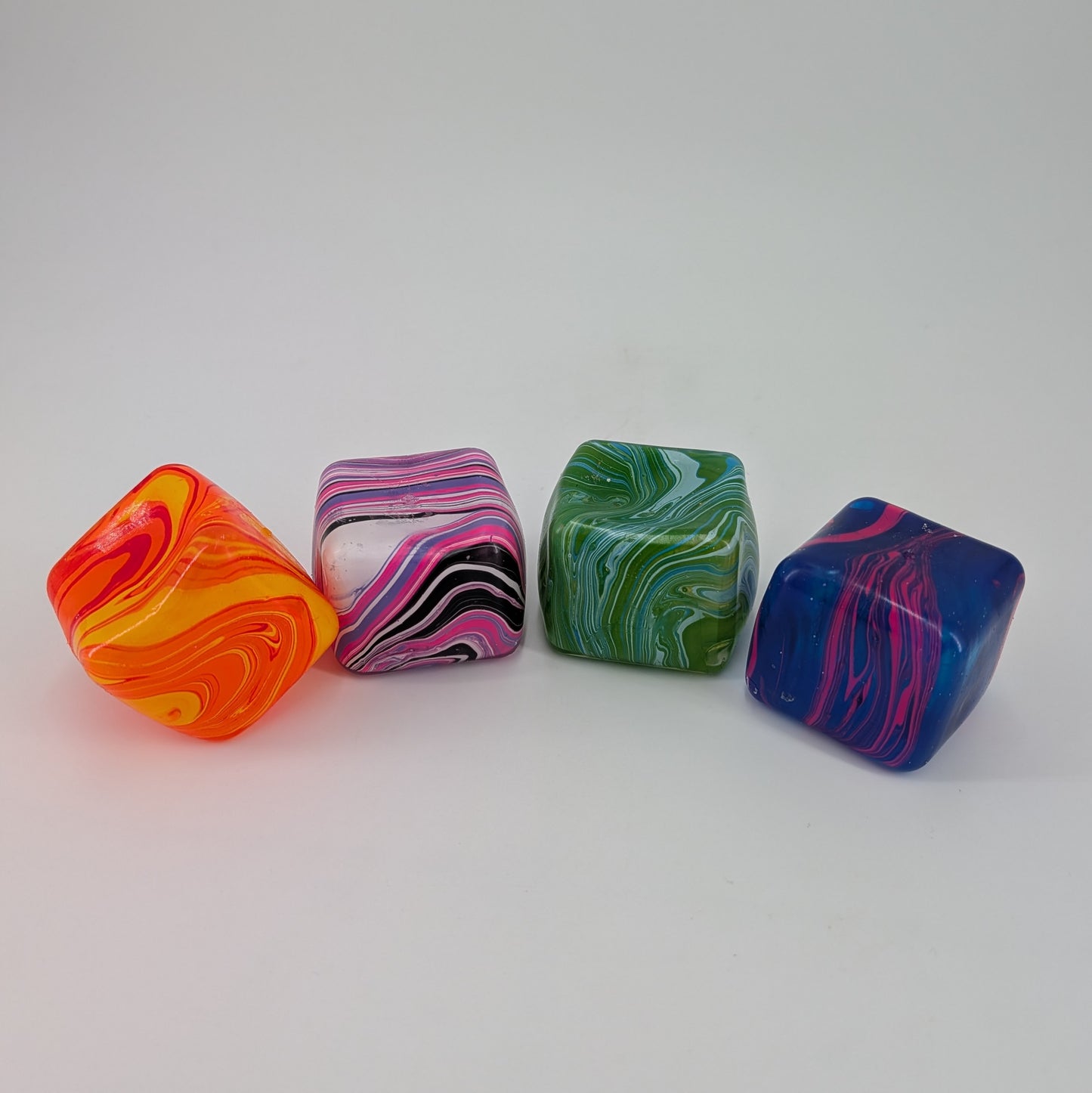 Squish Cube Marble 5cm