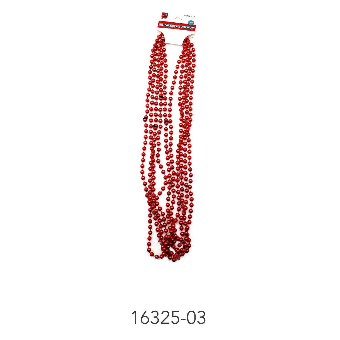Metallic Necklace (Red) image 0