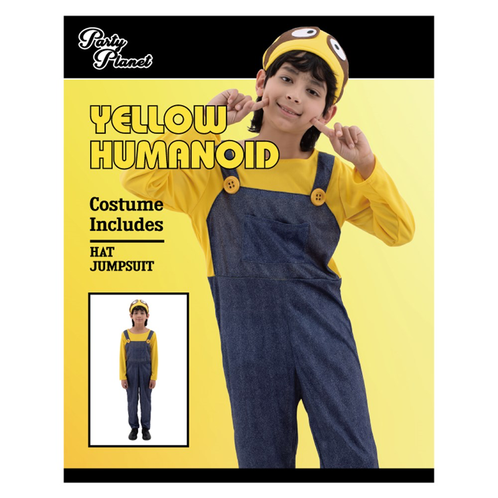 Kids Unisex Minion Kids Costume Large (H: 128cm W: 56cm) image 0