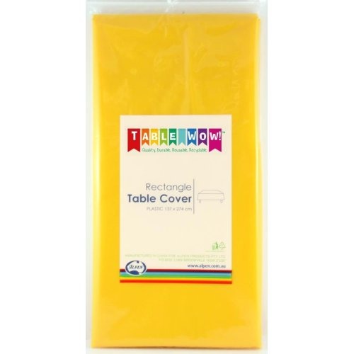 Yellow Rectangle Tablecover (137cm x 274cm) image 0