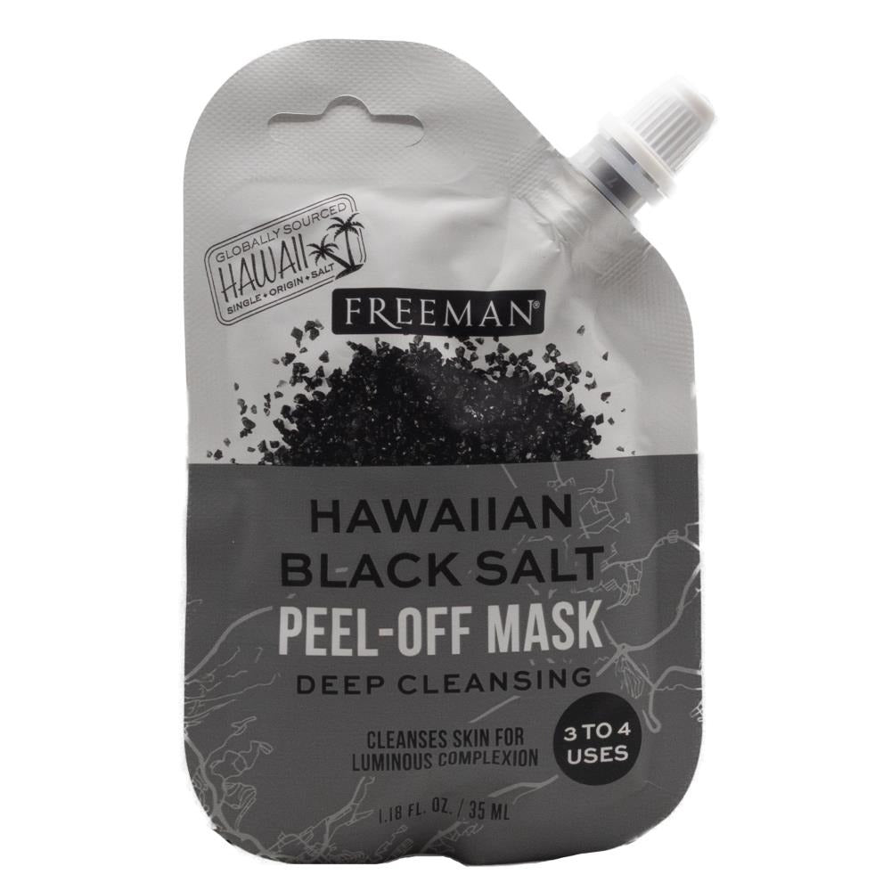 FREEMAN 35mL PEEL OFF CLAY MASK HAWAIIAN BLACK SALT