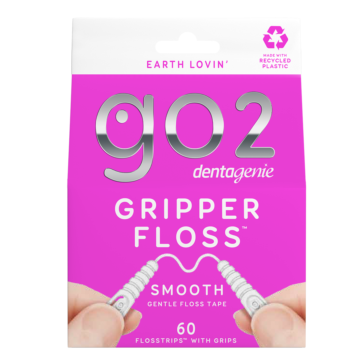GO2 DENTAGENIE PK60 GRIPPER FLOSS GENTLE FLOSS TAPE SMOOTH