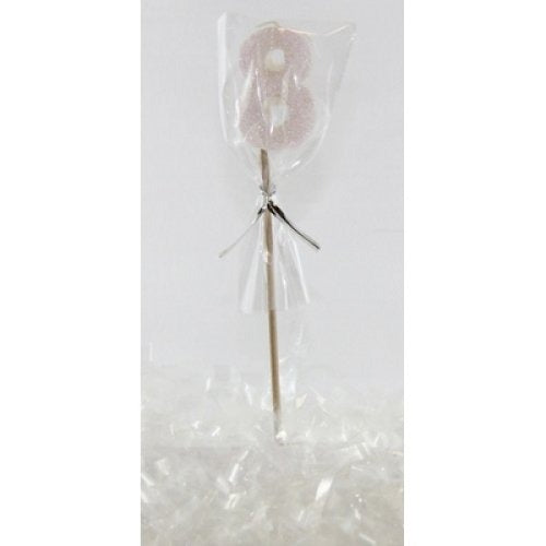 CANDLE PEARL GLITTER LONG STICK #8 image 0