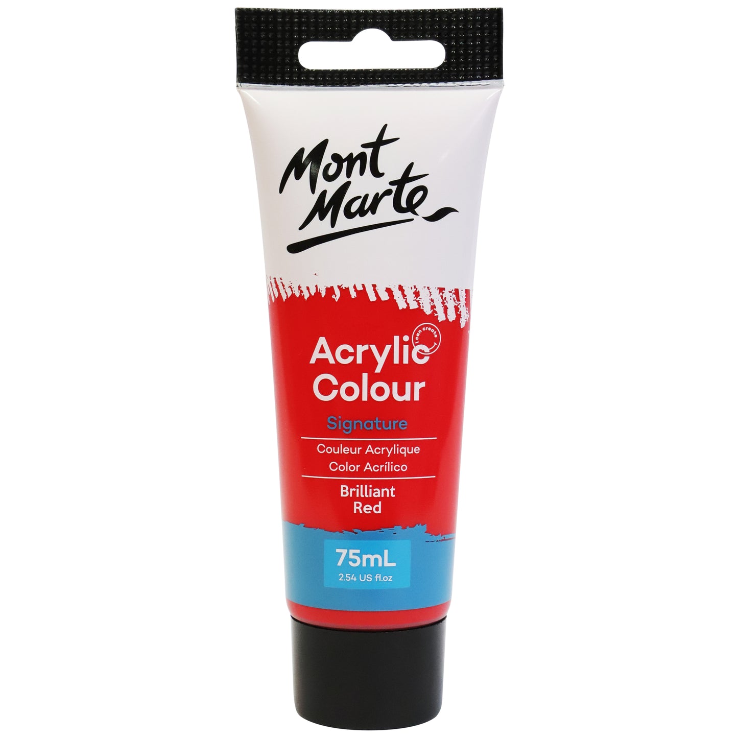 Acrylic Colour Paint 75ml - Brilliant Red image 0