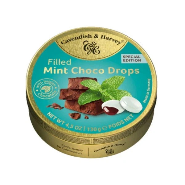 Cavendish & Harvey Mint Choco Drops 130g image 0