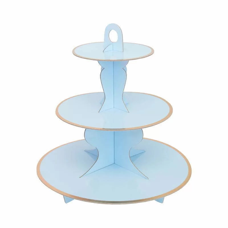 Solid Cake Stand Blue 40cm
