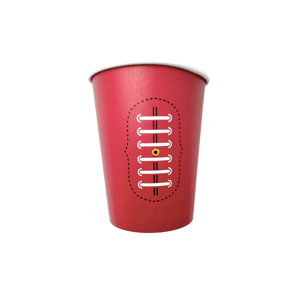 Footy Paper Cups 266ml 8pk