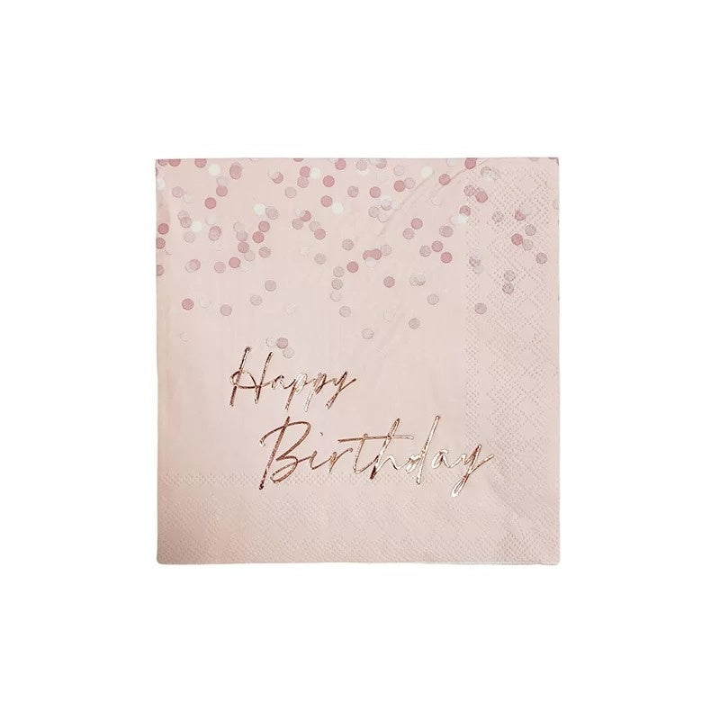 Pink Hb Napkins